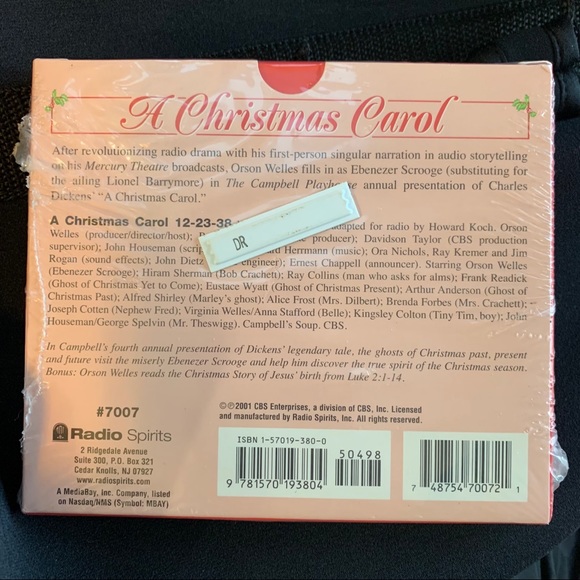 A Christmas Carol Original Radio Adaptation CD NIP - Picture 2 of 4